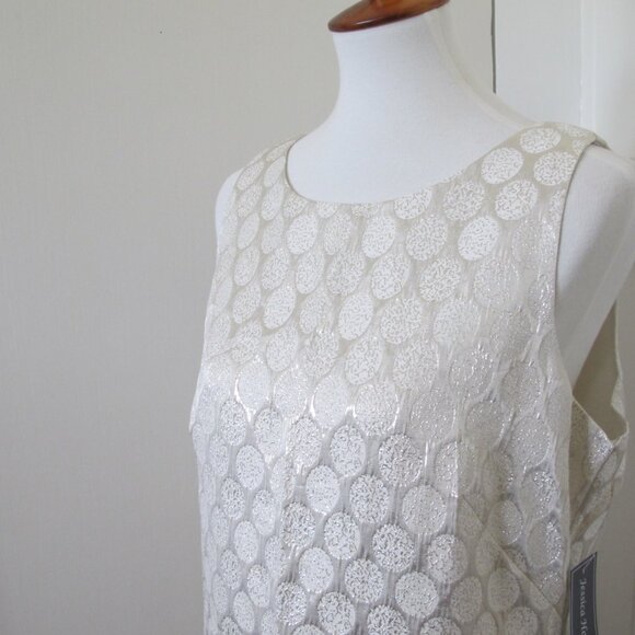 Jessica Howard | Wedding Cocktail Metallic Circle Dress Reception Celebration - Picture 8 of 8